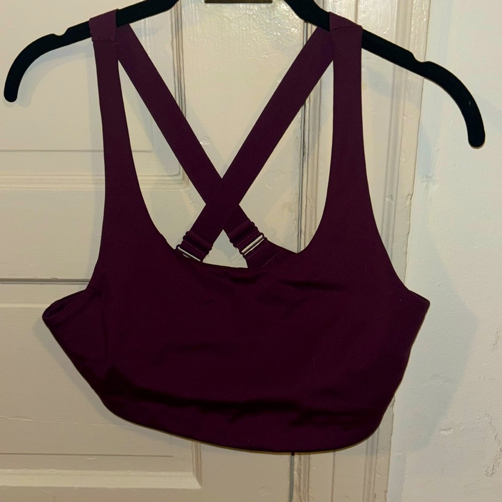 Plum Girlfriend Collective sports bra
